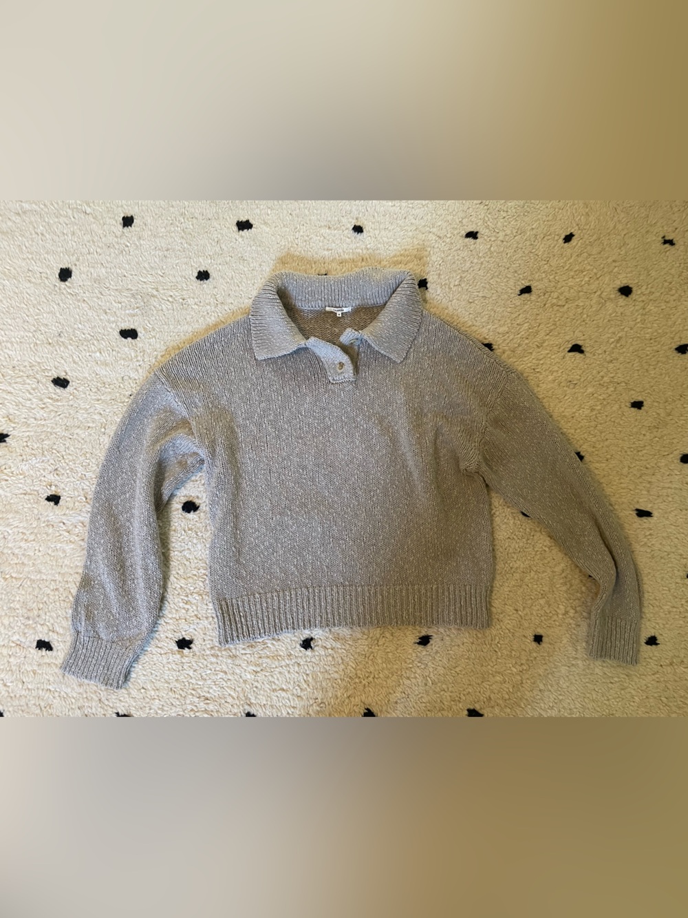 Tularosa Light Beige Women's Cotton Blend Sweater